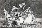 Francisco Goya Disparate feminino Sweden oil painting artist